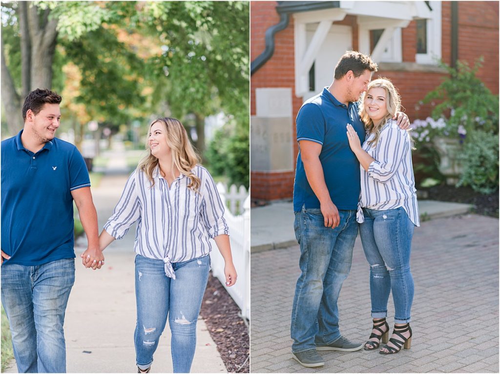 Photos from an engagement session