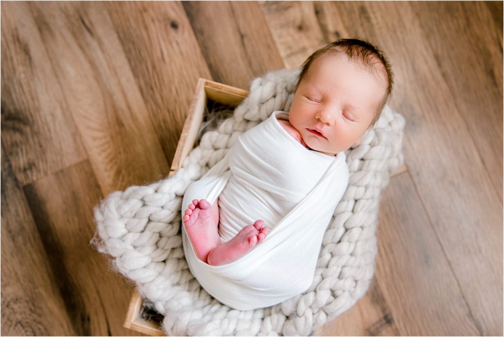 Profession Photograph of a Sleeping Newborn Baby
