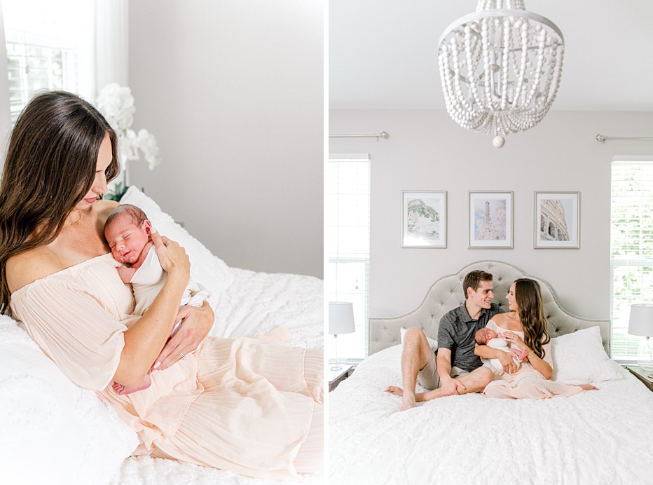 A Neutral and Elegant Lifestyle Newborn Session