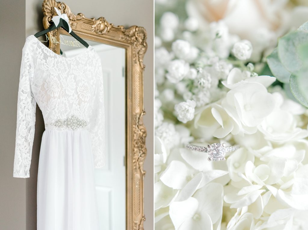 Bridal Details from a Boho Style Backyard Wedding | Howell, MI Photographer | Wixom, MI Wedding Photographer