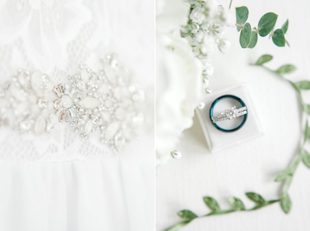 Bridal Details from a Boho Style Backyard Wedding | Howell, MI Photographer | Wixom, MI Wedding Photographer