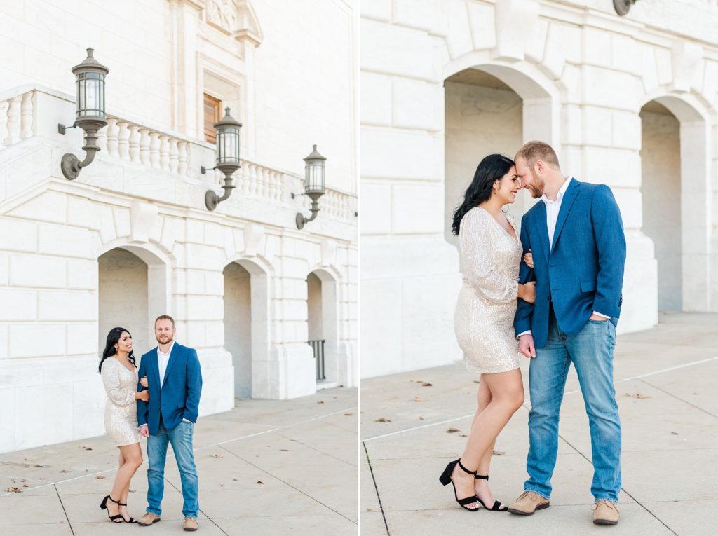 Downtown Detroit Engagement Session at the DIA