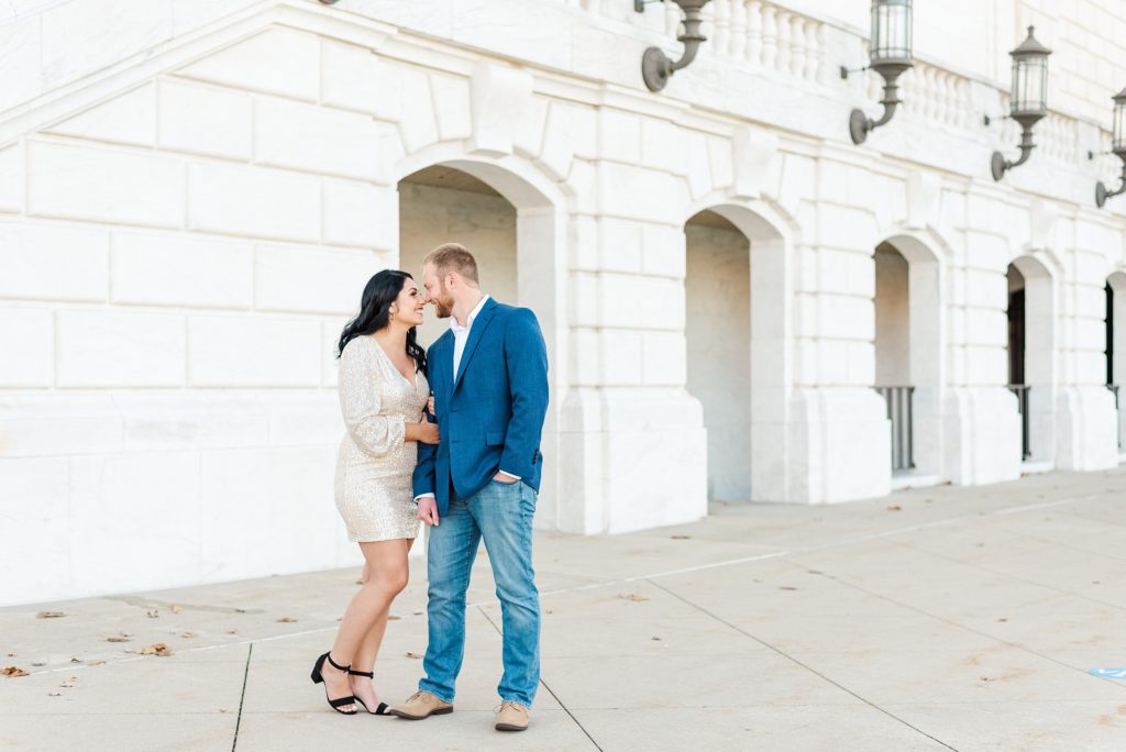 Downtown Detroit Engagement Session at the DIA