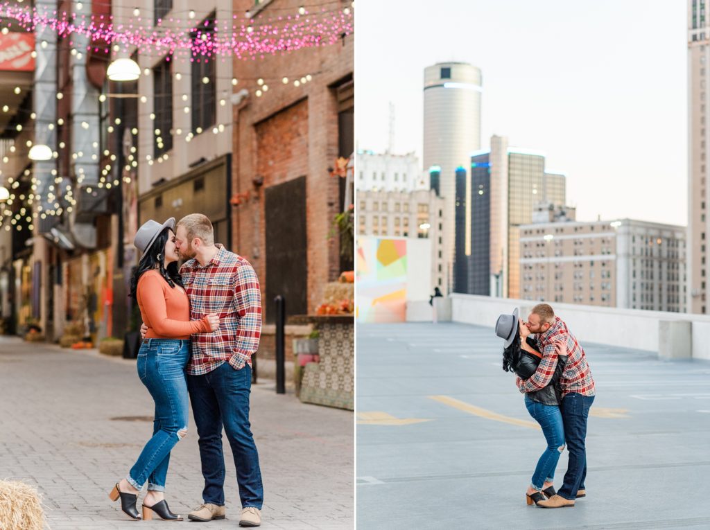 Engagement Photos on the Z Lot Rooftop.