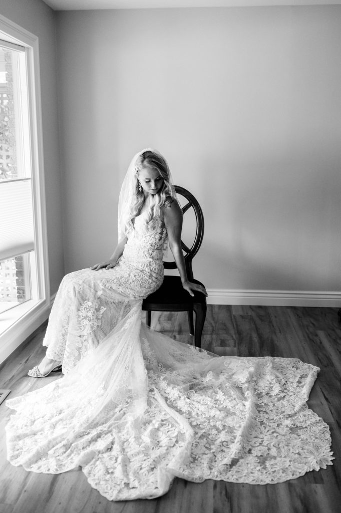 Intimate wedding at Mill Race Historical Village in Northville, MI