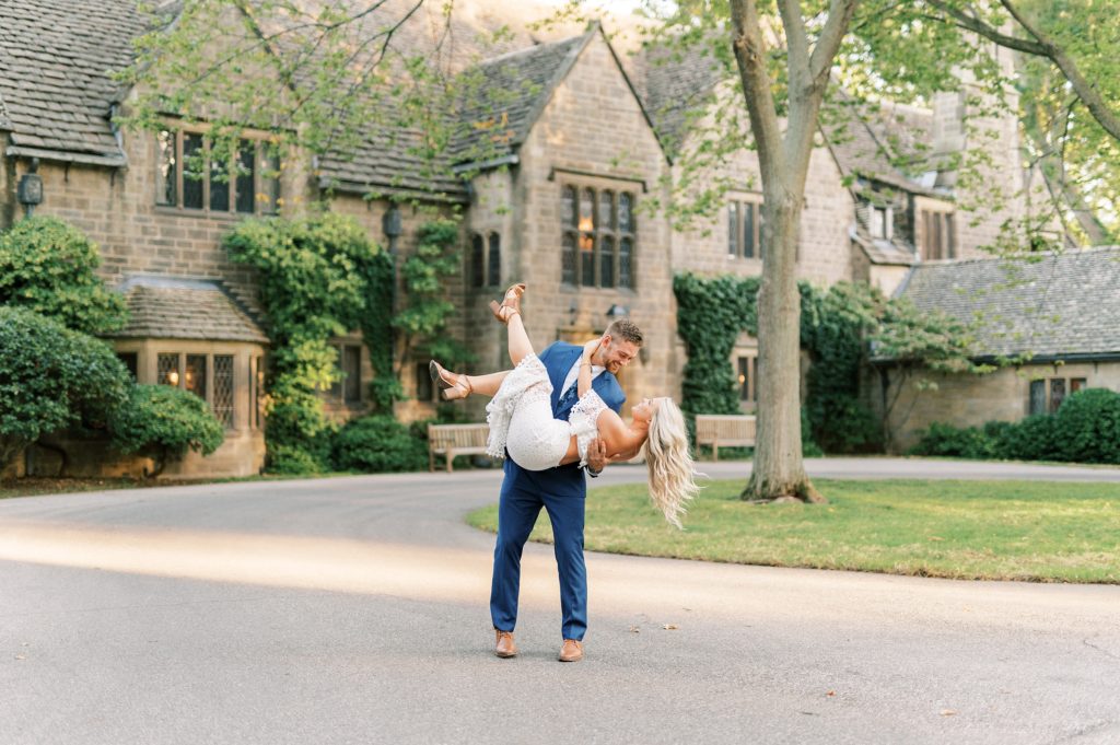 Ford House Engagement Photo